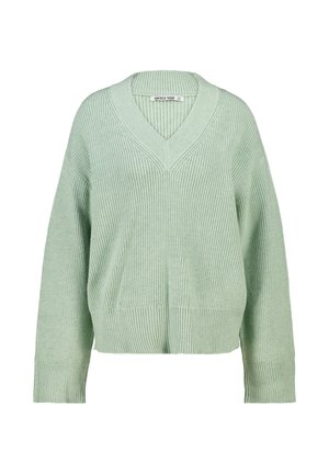 Strickpullover - green
