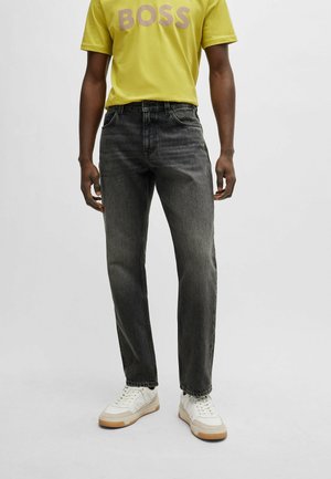 Straight leg -farkut - dark grey