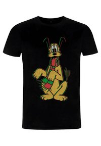 Henry Tiger MICKEY CLASSIC PLUTO HOLIDAY COLORS UNISEX - Camiseta estampada - black