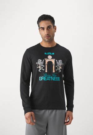 LEBRON JAMES LONG-SLEEVE TEE - Pitkähihainen paita - black