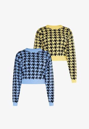 Mo, 2-PACK - Trui - blau gelb