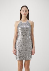 Just Cavalli - MINI PAILLETTES - Cocktail dress / Party dress - argento Thumbnail Image 1