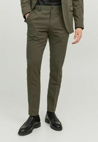 Jack & Jones PREMIUM JPRFRANCO TROUSER - Pantalones chinos - grape leaf