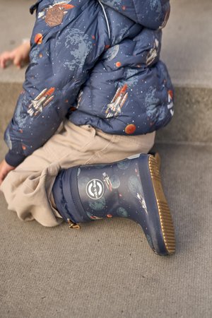mikk-line, UNISEX - Gummistøvler - space aop blue