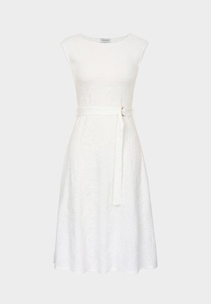 Anna Field, TRXTURED BELTED - Robe fourreau - white