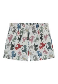 Shorts de bain avec un motif coloré de divers modèles de chaises. Fabriqués en tissu léger avec une taille élastique pour plus de confort.