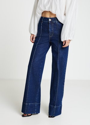 Jeans a zampa - blu denim scuro