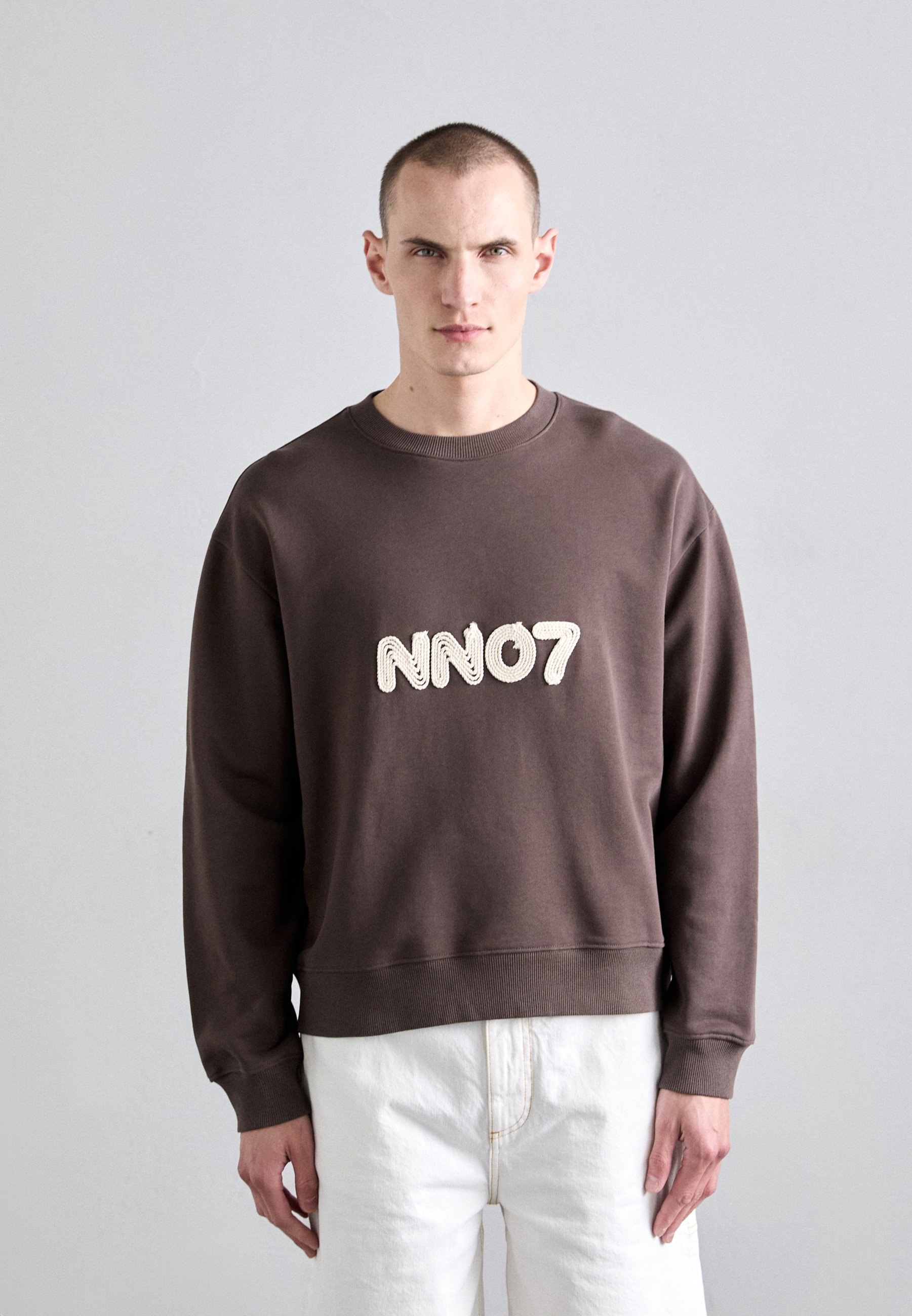 NN.07 DAVID CREW - Sweatshirt - coffee/brown - Zalando.co.uk