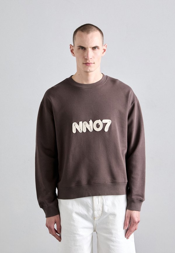 DAVID CREW  - Sweatshirt - coffee