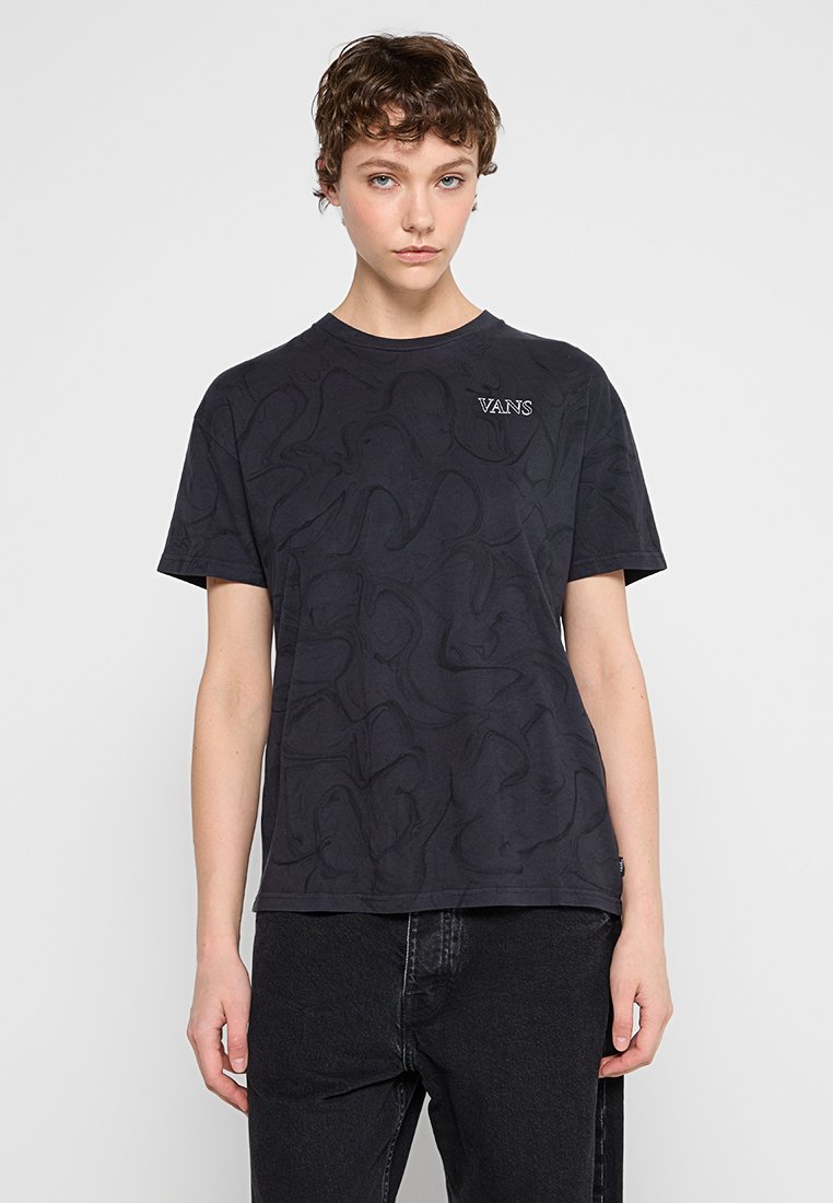Vans T-shirt print zwart