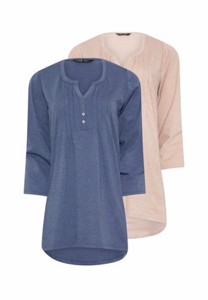 2 PACK   - Long sleeved top - blue