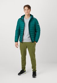 Champion ICONS HEM PANTS - Treniņtērpa apakšdaļas - green
