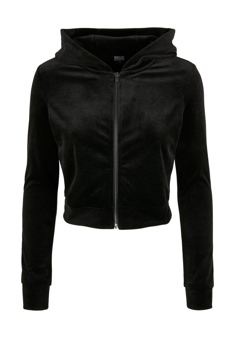 Urban Classics DAMEN Zip-up sweatshirt black Zalando