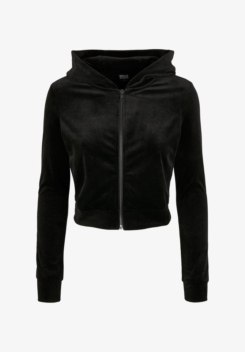 Urban Classics DAMEN Zip-up sweatshirt black Zalando