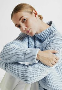 Selected Femme SLFSELMA  - Stickad tröja - cashmere blue