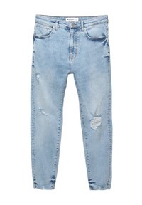 Unselected, blue denim