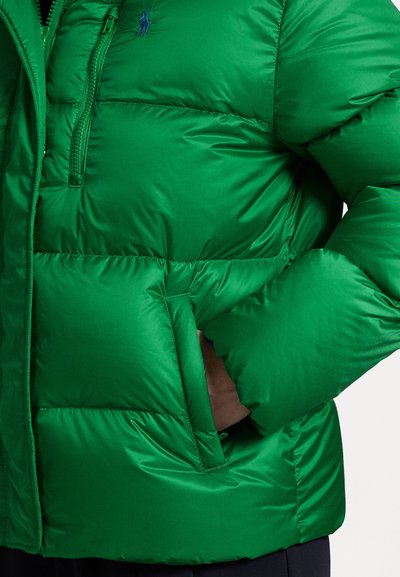 Polo Ralph Lauren WATER REPELLENT QUILTED DOWN JACKET - Pūkinė striukė - chroma green