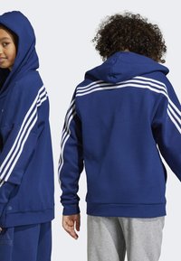 adidas Performance Felpa con zip - dark blue   white