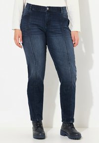 Ulla Popken Slim fit -farkut - dark blue denim