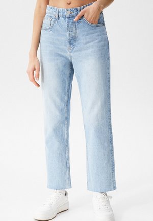 Straight leg jeans - blue-grey