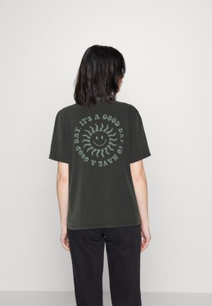Print T-shirt - black