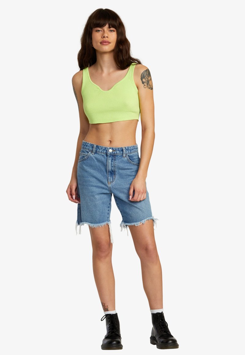 RVCA Top groen gemêleerd RVCA Top groen gemêleerd