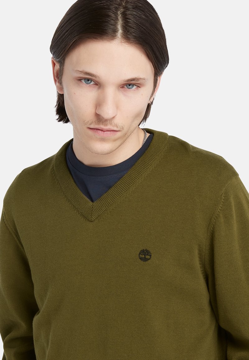 timberland v neck jumper