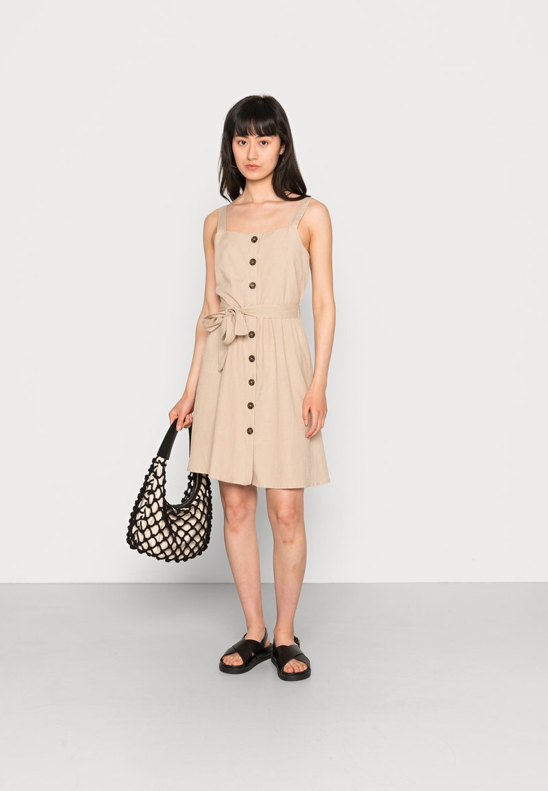 Damen Freizeitkleider | ONLY VIVA LIFE DRESS Freizeitkleid humus/beige - HQ21870 Damen Freizeitkleider | ONLY VIVA LIFE DRESS Freizeitkleid humus/beige - HQ21870