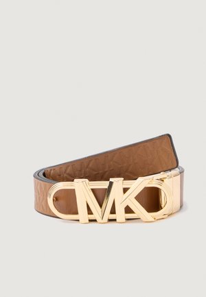 REVERSIBLE LOGO BELT - Öv - brown
