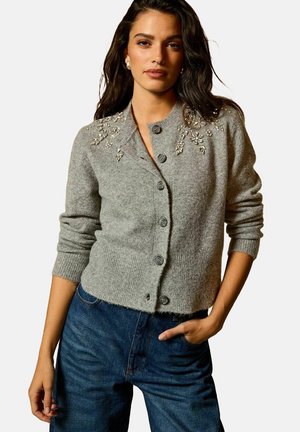 CREW NECK  - Strickjacke - grey