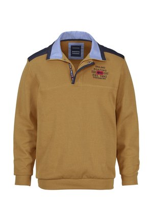 BELLAVUNTO - Long sleeved top - dunkelgelb