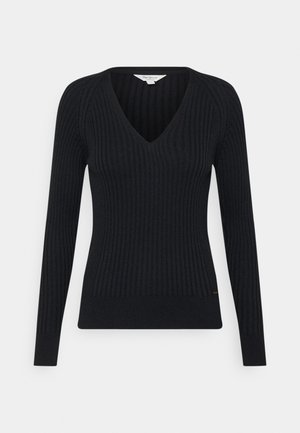 Strickpullover - black