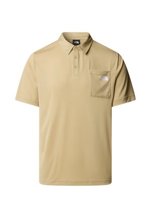 The North Face M NEW TANKEN POLO - Polo - khaki stone