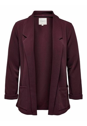 Kurzmantel - mottled dark red