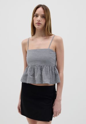 B.ANGEL IN WITH PEPLUM HEM - Top - black