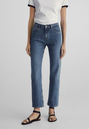 Jeans Straight Leg - blue denim