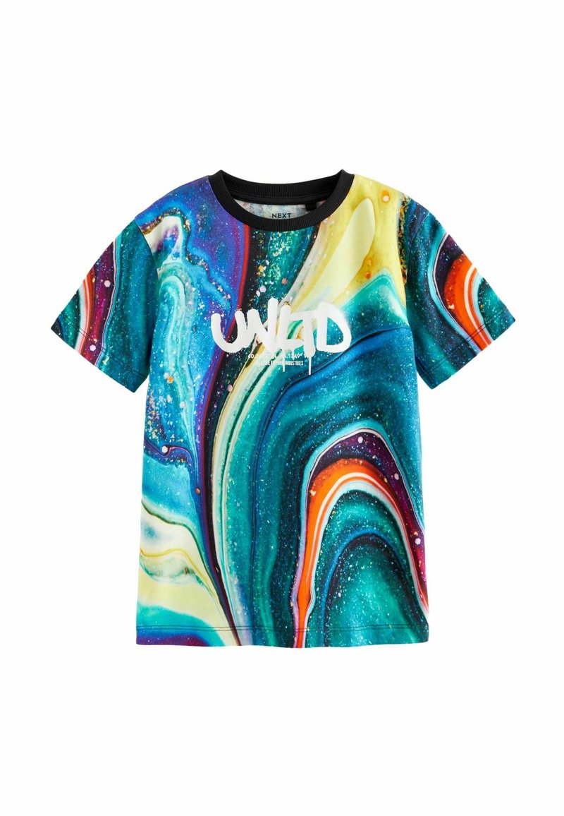 Next ALL OVER SHORT SLEEVE STANDARD - T-shirt print - multi blue