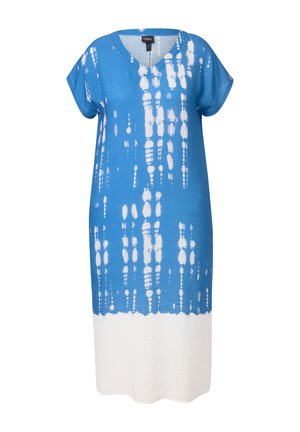 Ulla Popken, DIP-DYE CAP SLEEVE - Hverdagskjole - teal blue