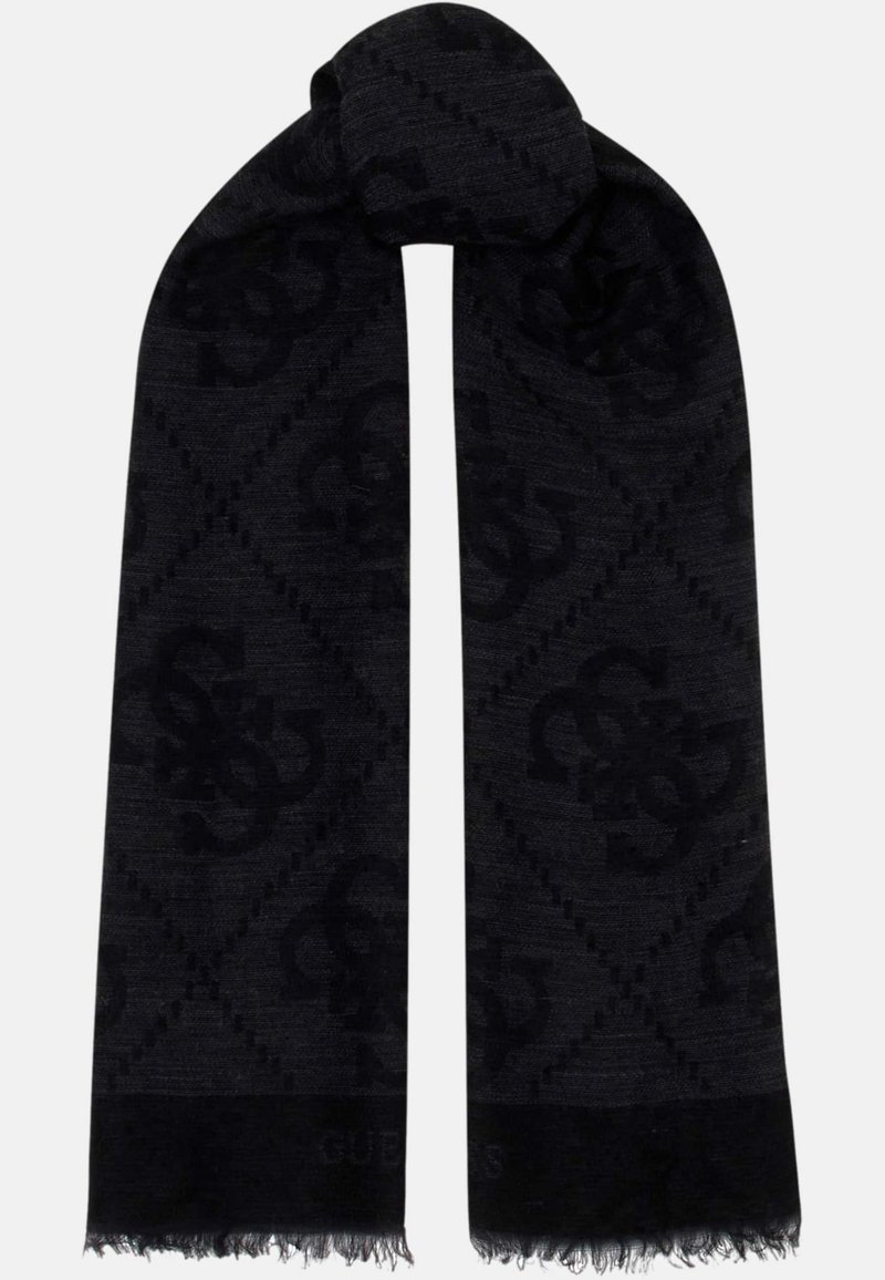 Guess SALZBURG LOGO Sciarpa schwarz/nero