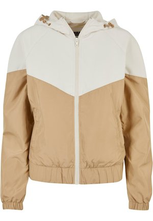 Urban Classics ARROW  - Windbreakers - whitesand unionbeige