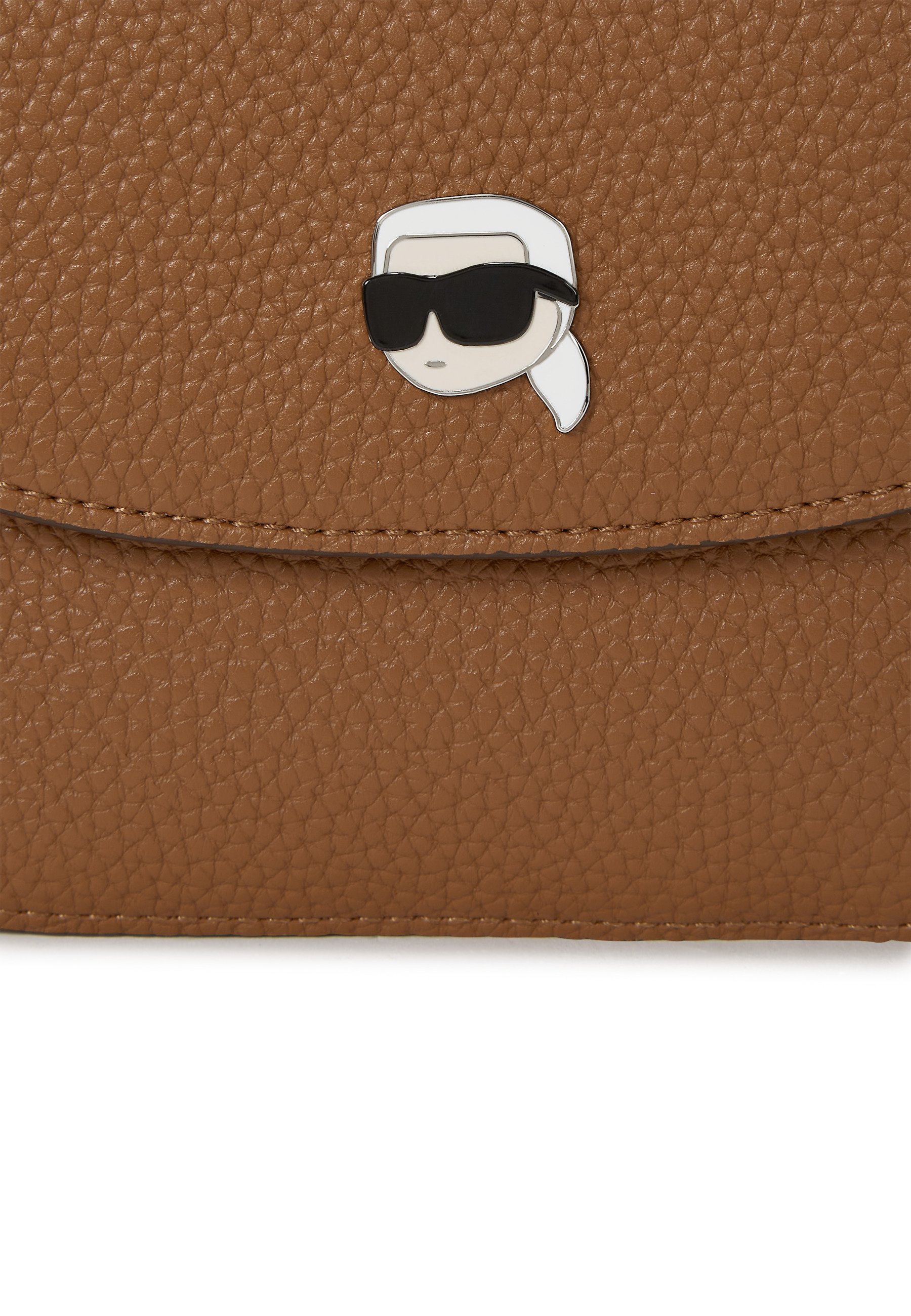 KARL LAGERFELD IKON - Cross body bag - dark tan/brown - Zalando.co.uk