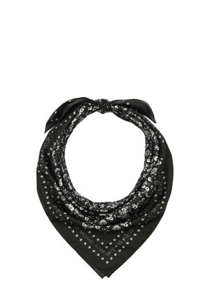 FLORAL SQUARE - Foulard - dark grey