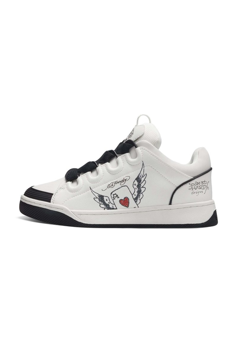 Ed HARDFLIP ACES - Zapatillas skate - white black/blanco - Zalando.es