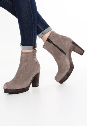 Bottines à talons hauts - dark grey