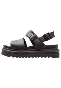 VOSS - Sandalen met plateauzool - black