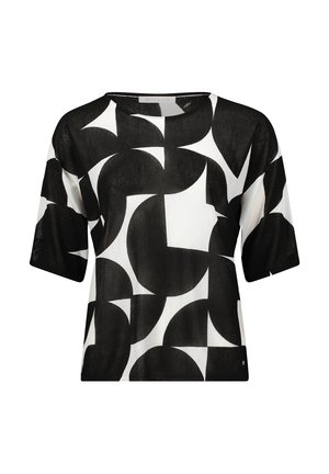 Betty & Co, T-shirt imprimé - schwarz weiß