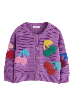 Next REGULAR FIT - CHERRY  - Strickjacke - purple