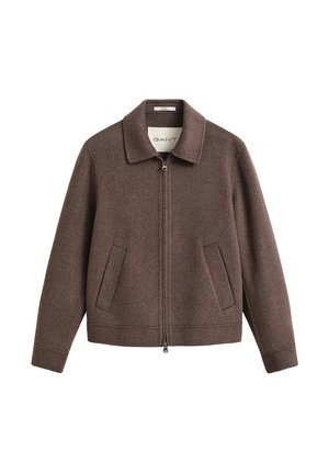 GANT, HANDSTITCHED JACKET - Giacca leggera - shadow brown