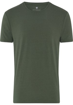 RUND HALS - T-shirts basic - mottled green