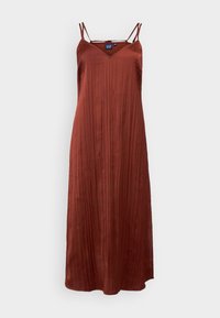CRINKLE SLIP - Robe de jour - dark red
